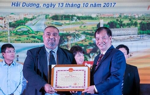 Díj a vietnami gyártásért 2017